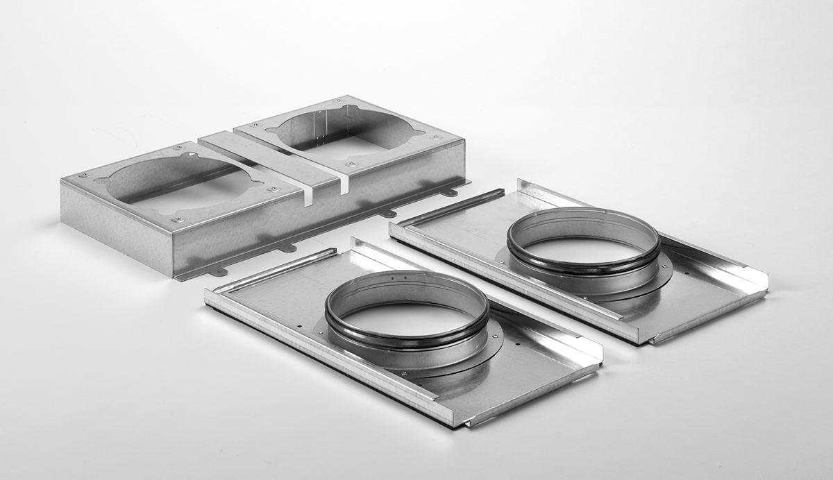 Mounting set. Монтажная панель 10-ти канальная для COMFOTUBE 90. Соединительный элемент 5-канальный 75 для присоединения COMFOTUBE 75 990 326 70.